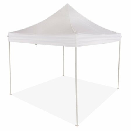 Impact Canopy TL Kit 10 FT x 10 FT  Steel Canopy with Roller Bag, White 040010001